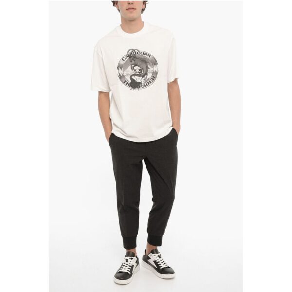 Neil Barrett Printed CAPRICORN THE LEADER Crew-neck T-Shirt - Image 4