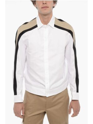 Neil Barrett Piquet Cotton BOMBER MODERNIST Shirt