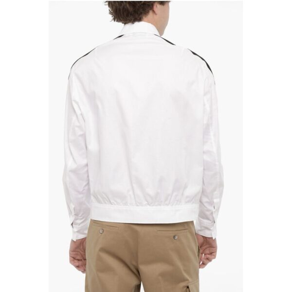 Neil Barrett Piquet Cotton BOMBER MODERNIST Shirt - Image 2