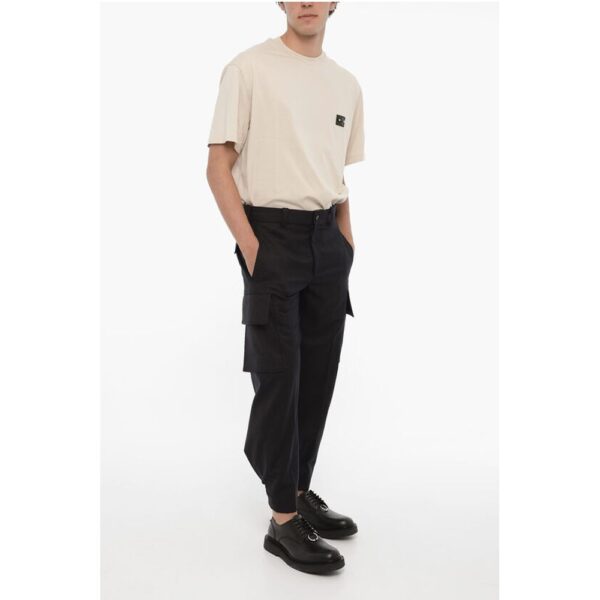 Neil Barrett Loose Fit FIREMAN Cargo Pants with Ankle Button - Image 5