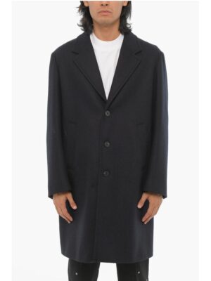 Neil Barrett Solid Color Wool Blend Coat