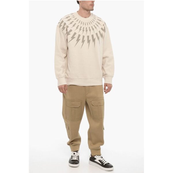 Neil Barrett Loose Fit Neoprene Cargo Pants - Image 4