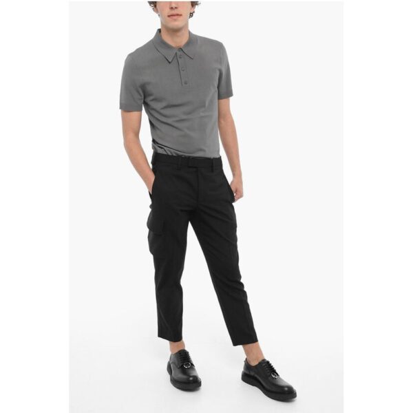 Neil Barrett Skinny Fit Cargo Pants with Belt Loops - Image 5