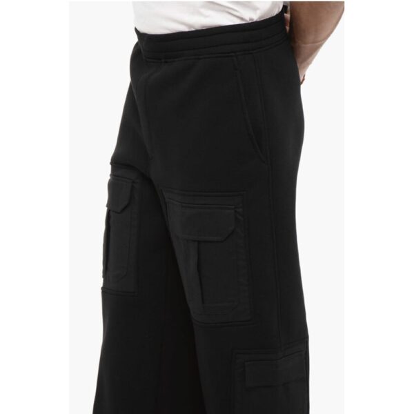 Neil Barrett Neoprene Loose Fit FIREMAN Cargo Joggers - Image 2