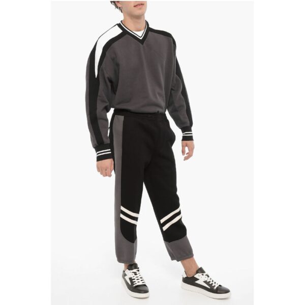 Neil Barrett Neoprene Skinny Fit Joggers with Contrasting Details - Image 4