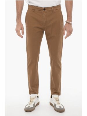 Department 5 Wave Motif Casual Pants with Flap Pockets
