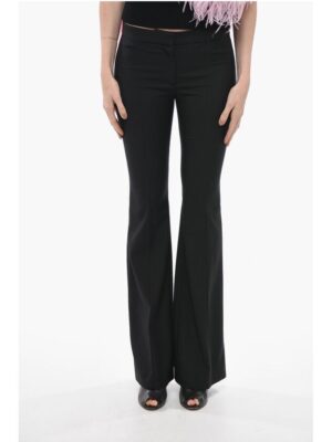 Alexander McQueen Pleated Boot-cut Pants