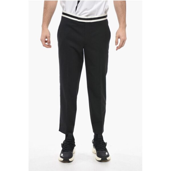Neil Barrett Slim Fit JAMIE Pants with Contrasting Details