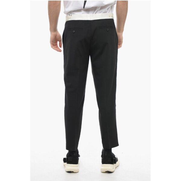 Neil Barrett Slim Fit JAMIE Pants with Contrasting Details - Image 2