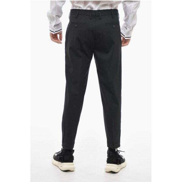 Neil Barrett Slim Fit JAMIE Chinos Pants with Ankle Zips - Image 2