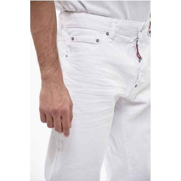 Dsquared² Cool Guy Fit DIVISION LAB Denims with Belt Loops 17cm - Image 2