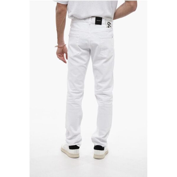 Dsquared² Cool Guy Fit DIVISION LAB Denims with Belt Loops 17cm - Image 4