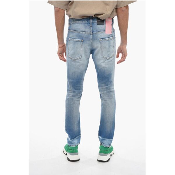 Dsquared² 5 Pocket Distressed Skater Fit Denims 16cm - Image 2