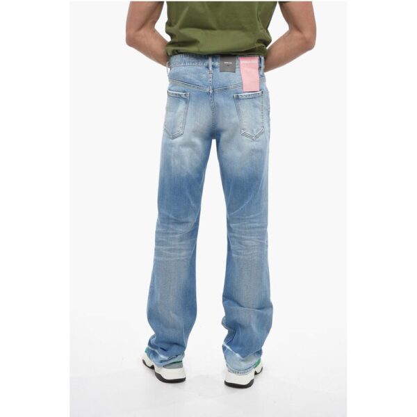 Dsquared² 5 Pocket Distressed Roadie Fit Denims 19cm - Image 4