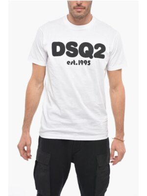 Dsquared² Crew Neck Cool Fit T-Shirt with Printed Logo