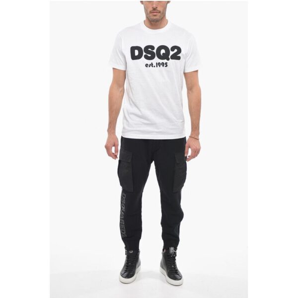 Dsquared² Crew Neck Cool Fit T-Shirt with Printed Logo - Image 4