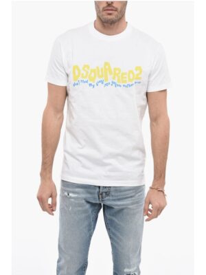 Dsquared² Crew Neck Cool Fit T-Shirt with Printed Logo