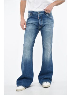 Dsquared² Bob Fit Bootcut Dèlavè Denims 30cm