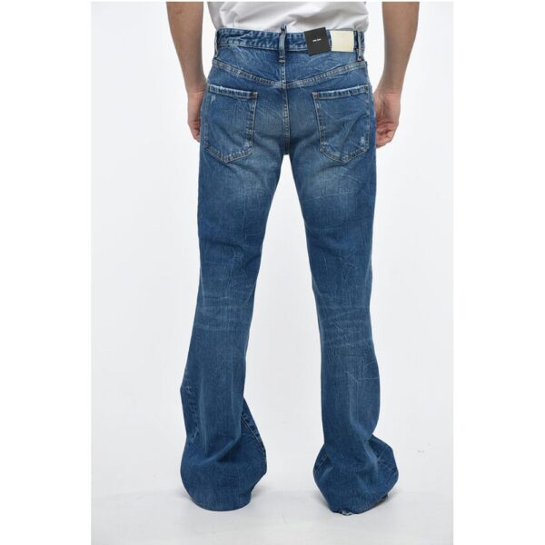 Dsquared² Bob Fit Bootcut Dèlavè Denims 30cm - Image 2