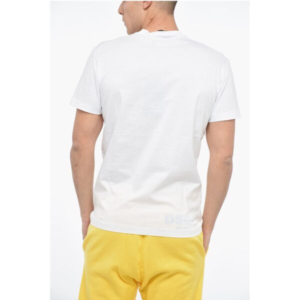 Dsquared² Crewneck ROUND COOL T-shirt with Logo Patch - Image 2