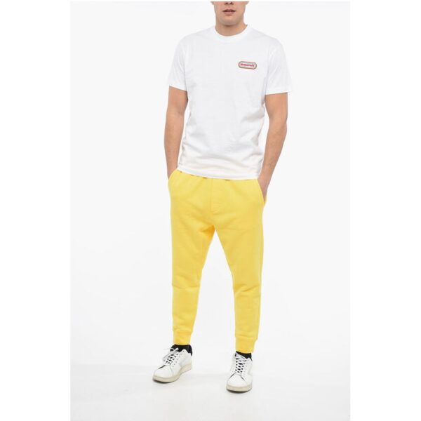 Dsquared² Crewneck ROUND COOL T-shirt with Logo Patch - Image 4