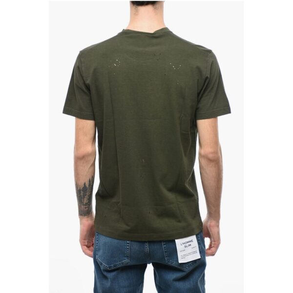 Dsquared² Logoed Cool-fitting T-shirt with Distressed Detailing - Image 2