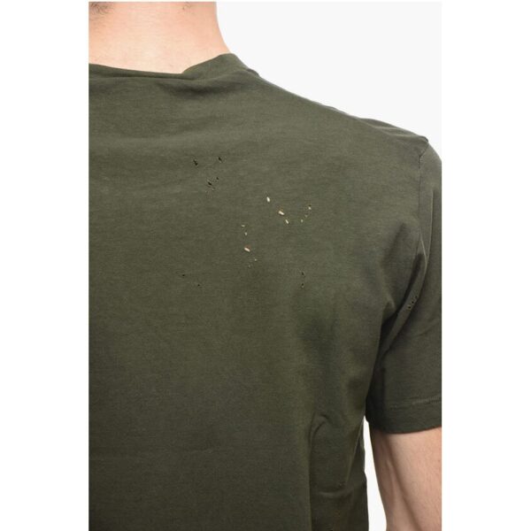 Dsquared² Logoed Cool-fitting T-shirt with Distressed Detailing - Image 5