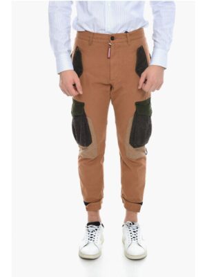 Dsquared² Velour Detail EXPLORER Cargo Pants