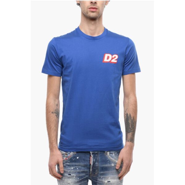 Dsquared² Plain T-shirt with D2 Print