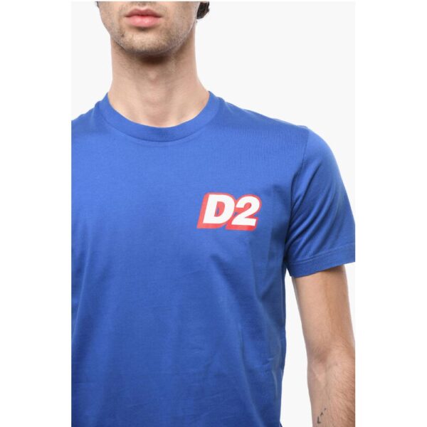 Dsquared² Plain T-shirt with D2 Print - Image 3