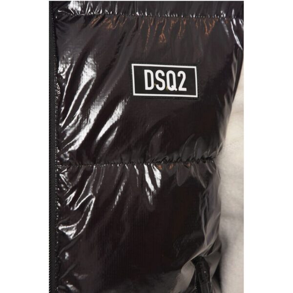 Dsquared² Nylon Down Vest Jacket with Logo - Image 3