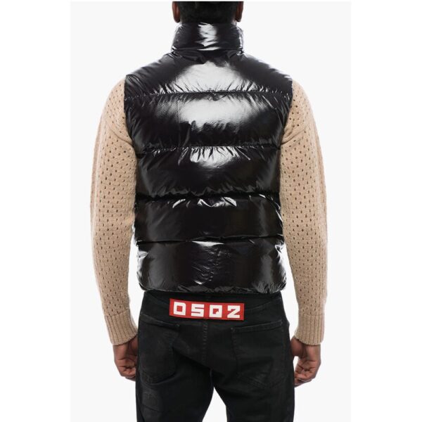 Dsquared² Nylon Down Vest Jacket with Logo - Image 6