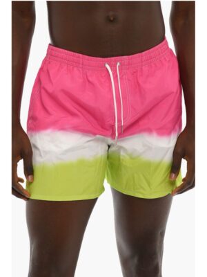 Dsquared² Swim Shorts with Spray Effect Logo