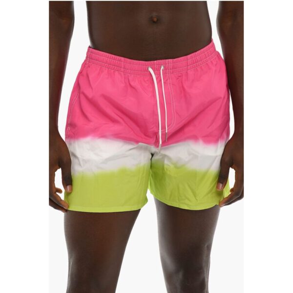 Dsquared² Swim Shorts with Spray Effect Logo
