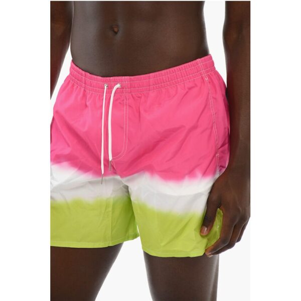 Dsquared² Swim Shorts with Spray Effect Logo - Image 3
