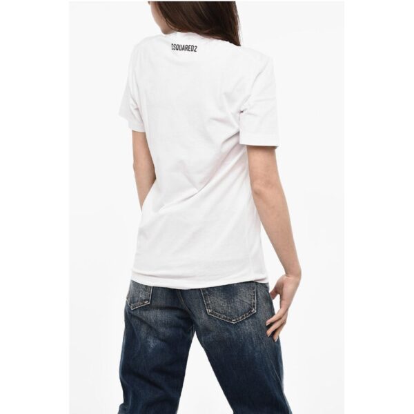 Dsquared² Renny-fitting T-shirt with Contrasting Print - Image 2