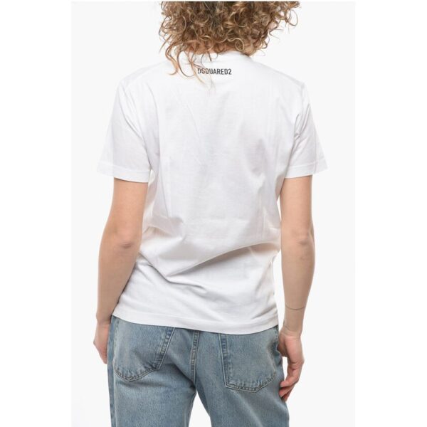 Dsquared² Smoke-fitting T-shirt with COOL Print - Image 2