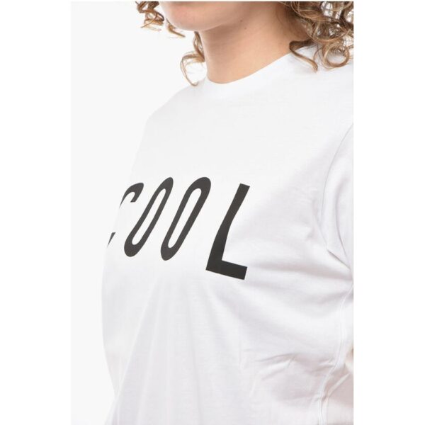 Dsquared² Smoke-fitting T-shirt with COOL Print - Image 3