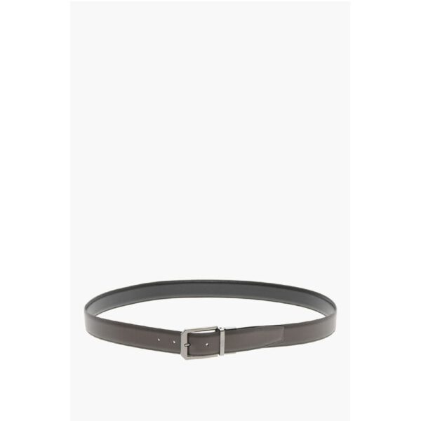 Ermenegildo Zegna Metal Buckle Leather Belt - Image 3
