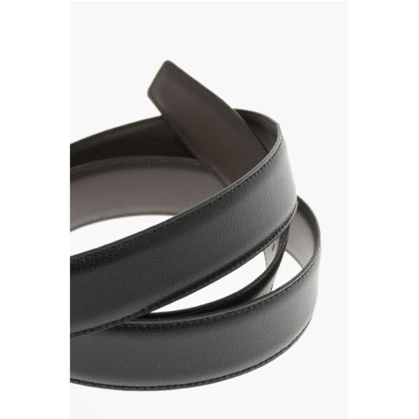 Ermenegildo Zegna Metal Buckle Leather Belt - Image 6