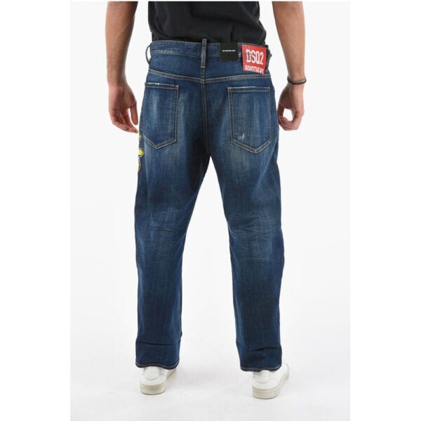 Dsquared² Tapered-fit BIG BROTHER Denims with Multicolor Logo Print 19 - Image 2
