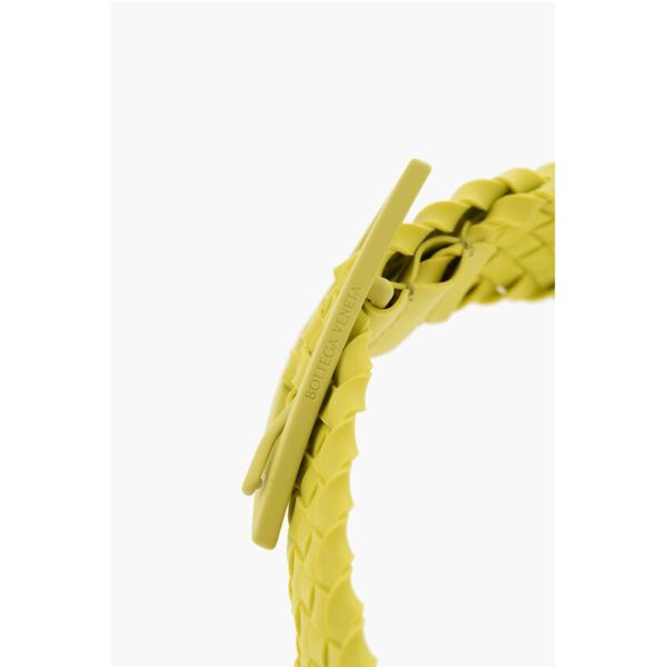 Bottega Veneta Braided-rubber TRIANGLE Belt 40mm - Image 3