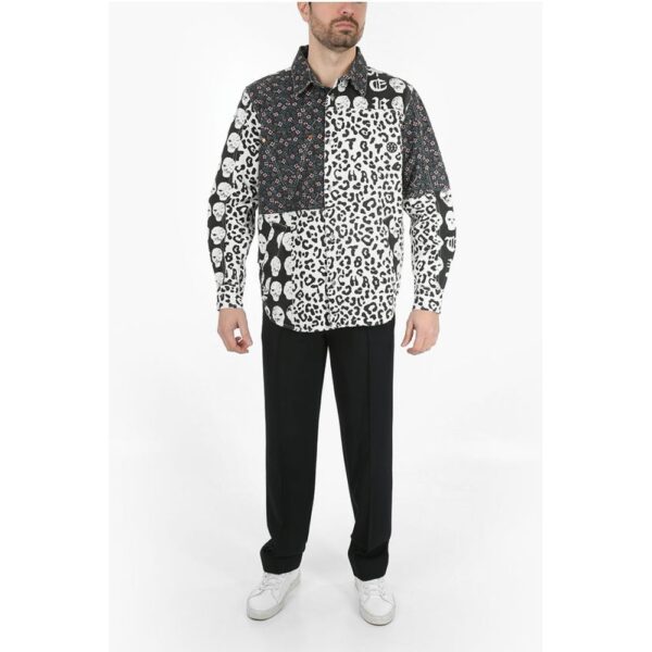 Vyner Articles Multi Patterned Denim Jacket - Image 4