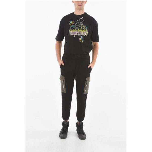 Neil Barrett Low Waist Skinny Fit Cargo Joggers - Image 4