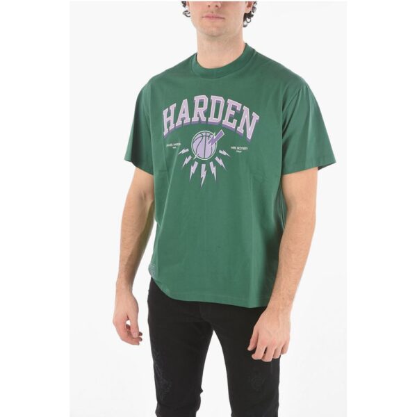Neil Barrett JAMES HARDEN x NEIL BARRETT Crew Neck Printed Logo T-Shirt