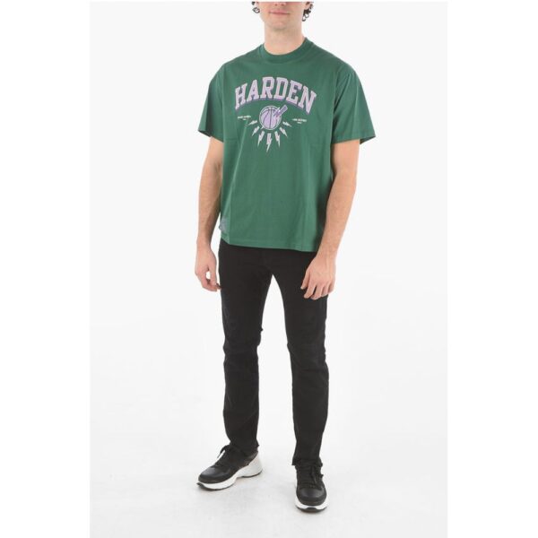 Neil Barrett JAMES HARDEN x NEIL BARRETT Crew Neck Printed Logo T-Shirt - Image 4