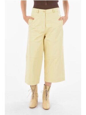 Holzweiler Wide Leg CELICE Leather Pants