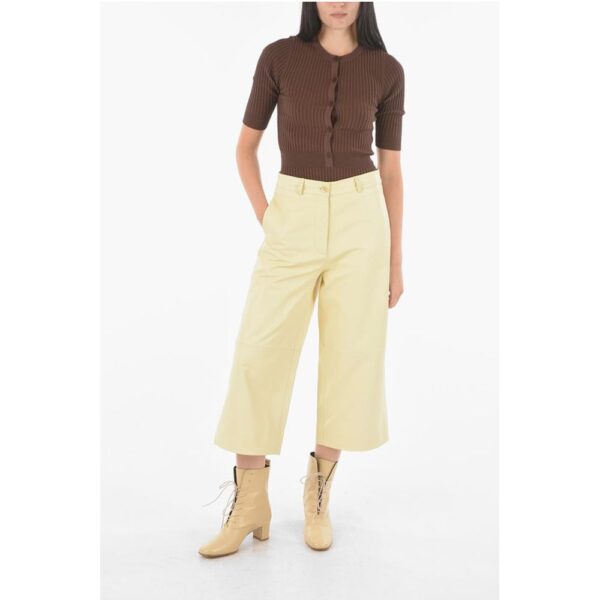 Holzweiler Wide Leg CELICE Leather Pants - Image 4