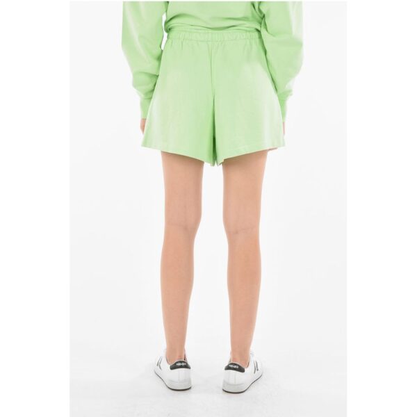 Holzweiler Elastic Wastband Cotton Shorts with Drawstring - Image 2