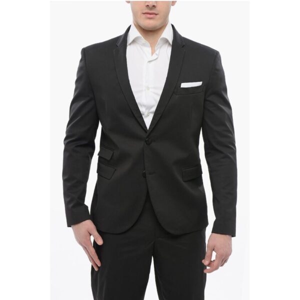 Neil Barrett 3-Pocketed Tech Cotton Suit with Notch Lapel - Image 2
